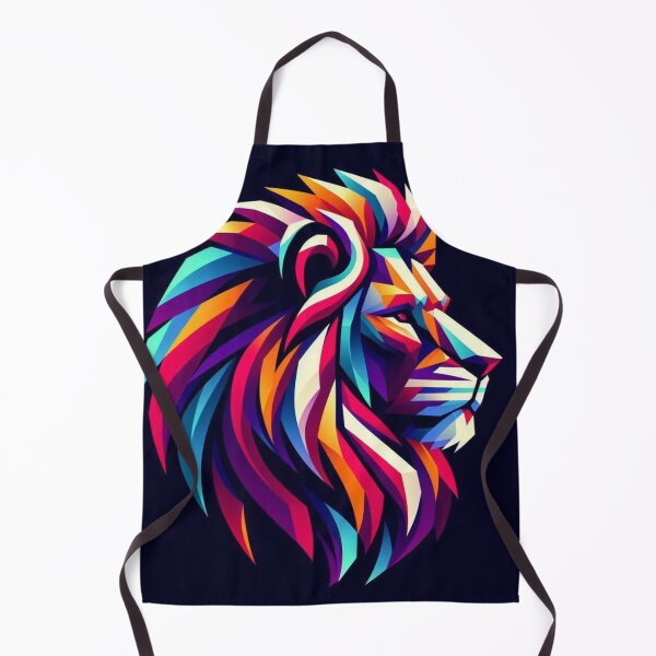 Item preview, Colorful geometric lion  designed and sold by Dogandesighn.
