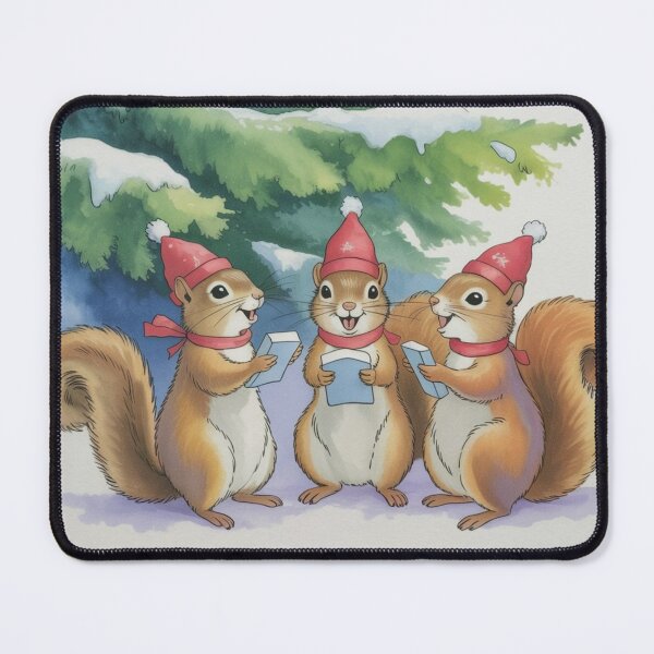 Item preview, Christmas with three squirrels designed and sold by DZIERANA.