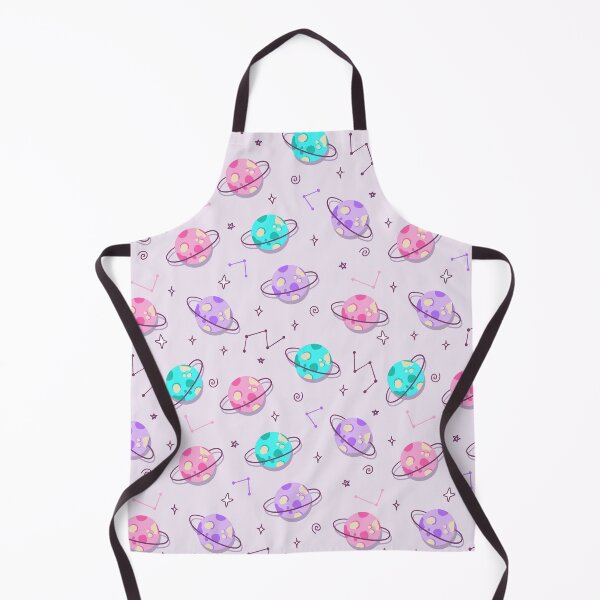 Item preview, Multicolor Saturn Planets Pattern designed and sold by Farissa Designs.