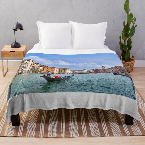 Item preview, The Grand Canal with colorful buildings,gondolas and Rialto Bridge, Venice,Italy designed and sold by goceris.