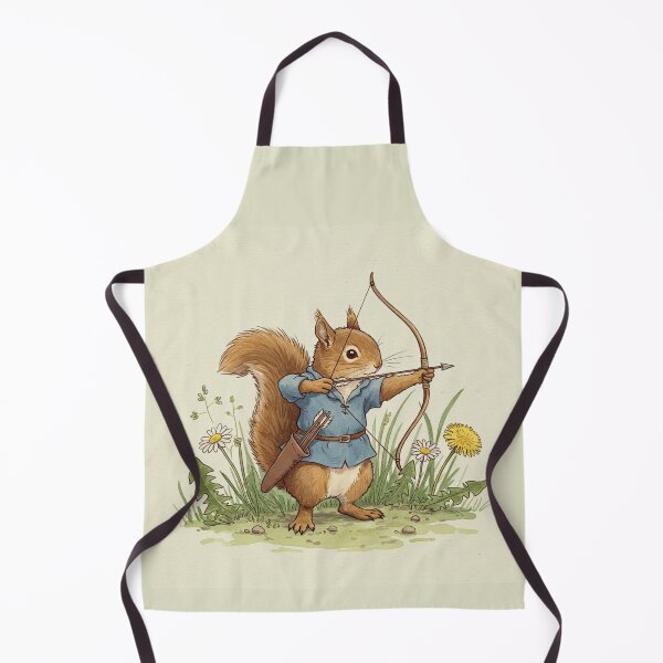 Item preview, Woodland Archer Squirrel – Storybook Illustration designed and sold by Pasteltone.