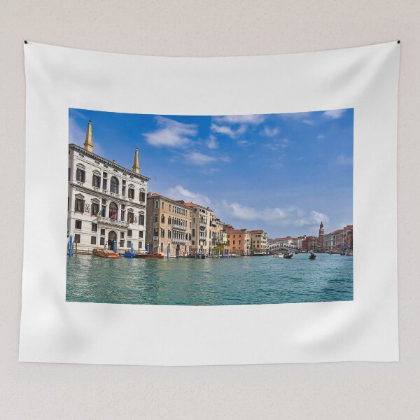 Item preview, The Grand Canal with buildings,gondolas and Rialto Bridge, Venice,Italy designed and sold by goceris.