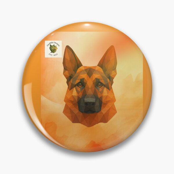Item preview, Geometric German Shepherd designed and sold by GeoWild Designs.