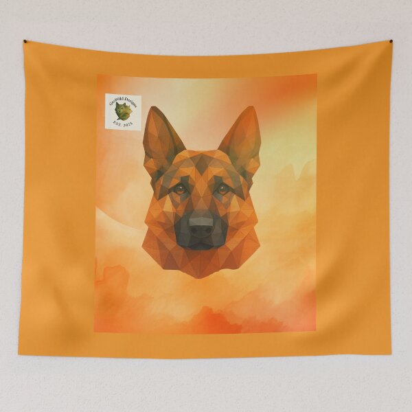 Item preview, Geometric German Shepherd designed and sold by GeoWild Designs.