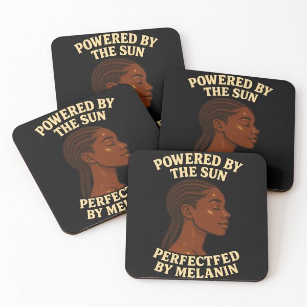 Item preview, Powered by the Sun, Perfected by Melanin – Afrocentric Glow Art, Black Girl Magic designed and sold by Item Geeks.