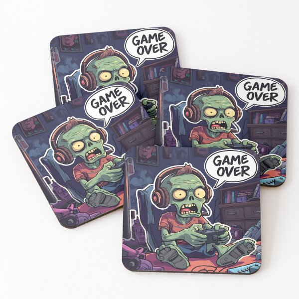 Item preview, Funny Zombie Gamer – Game Over Halloween Gaming Design designed and sold by Activity01.