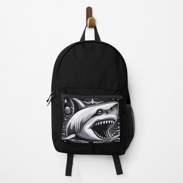 Item preview, blackwhite wild shark designed and sold by Dogandesighn.