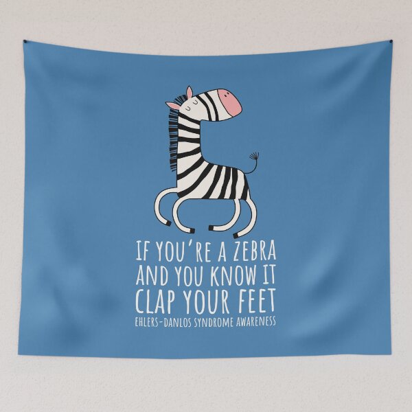 Item preview, Funny EDS Zebra - Clap Your Feet! designed and sold by Designs by Jesabee.