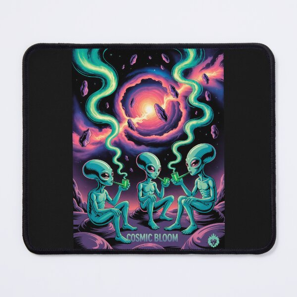 Item preview, Cosmic bloom alien weed designed and sold by GreenKingShop.