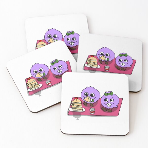 Item preview, Cute Blueberries on Picnic Date! designed and sold by FrootyFriends.