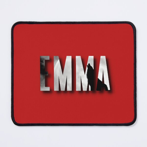 Item preview, Emma Wolf Moon Silhouette – Personalized Name Design designed and sold by DimyStickers.