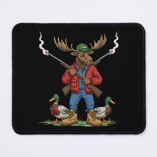 Item preview, Hunting Moose with Ducks Funny designed and sold by TeeARTHY.