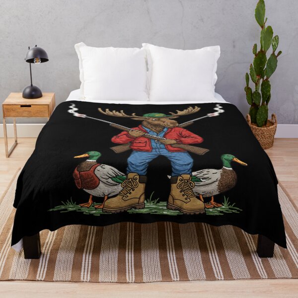 Item preview, Hunting Moose with Ducks Funny   designed and sold by TeeARTHY.