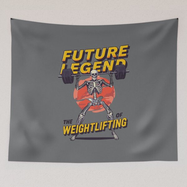 Item preview, Future Weightlifting Legend Skeleton designed and sold by Zakrytos ★★★★★.