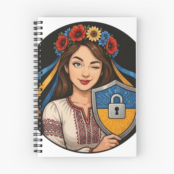 Item preview, Illustration of a Woman in Ukrainian Attire Holding a Shield designed and sold by Creative88Art.