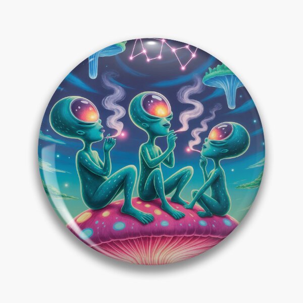 Item preview, galactic greens alien weed designed and sold by GreenKingShop.