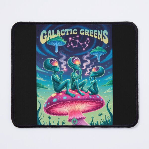 Item preview, galactic greens alien weed designed and sold by GreenKingShop.