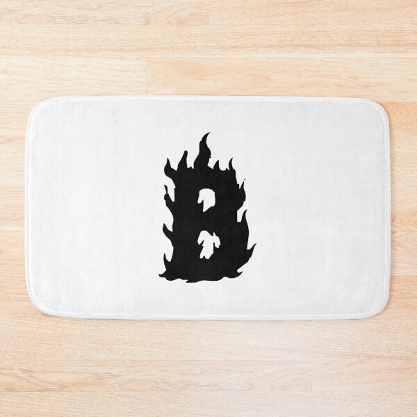 Item preview, Flaming B Letter Monogram –  Black Edition designed and sold by uncoXab.