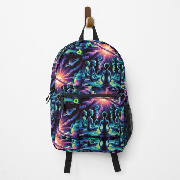 Item preview, Trippy alien weed designed and sold by GreenKingShop.