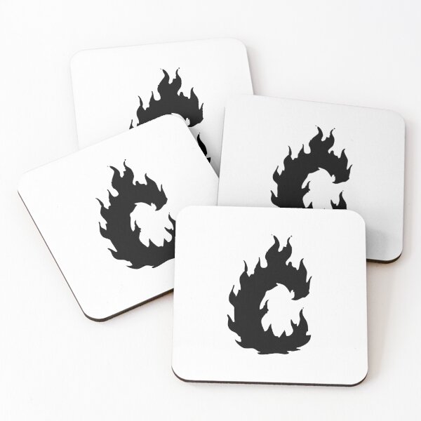 Item preview, Flaming C Letter Monogram –  Black Edition designed and sold by uncoXab.