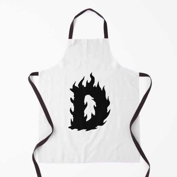 Item preview, Flaming D Letter Monogram –  Black Edition designed and sold by uncoXab.