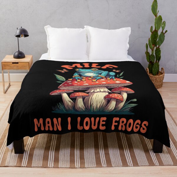 Item preview, Funny Frog Lover I Love Frogs mushroom designed and sold by TeeARTHY.