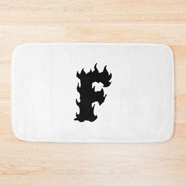 Item preview, Flaming F Letter Monogram –  Black Edition designed and sold by uncoXab.