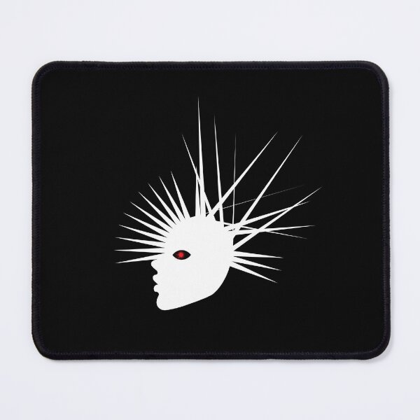 Item preview, White Spiked Head Silhouette – Visceral Minimalism designed and sold by Spiked Under Vision.
