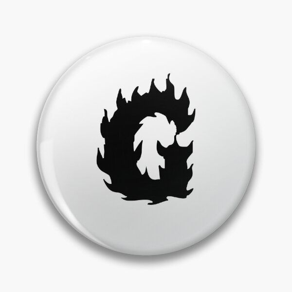 Item preview, Flaming G Letter Monogram –  Black Edition  designed and sold by uncoXab.