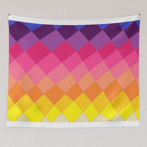 Item preview, Sunset Grid  designed and sold by Pennypaints.