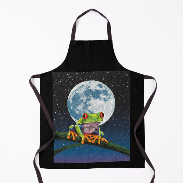 Item preview, Vibrant Tree Frog Under Full Moon designed and sold by TeeARTHY.