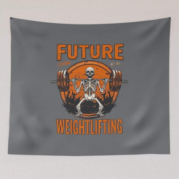 Item preview, Future Weightlifting Skeleton Legend designed and sold by Zakrytos ★★★★★.