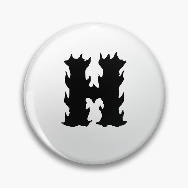 Item preview, Flaming H Letter Monogram –  Black Edition  designed and sold by uncoXab.
