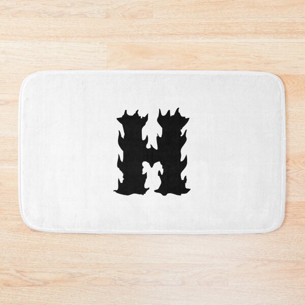 Item preview, Flaming H Letter Monogram –  Black Edition  designed and sold by uncoXab.