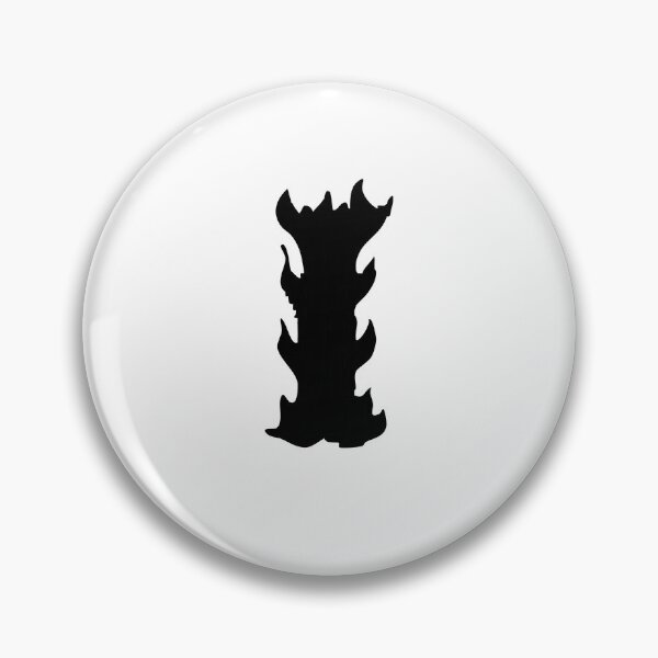 Item preview, Flaming I Letter Monogram –  Black Edition designed and sold by uncoXab.