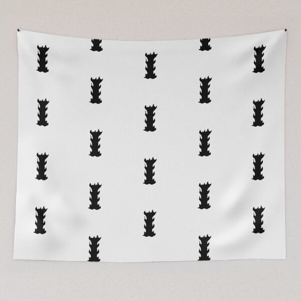 Item preview, Flaming I Letter Monogram –  Black Edition designed and sold by uncoXab.