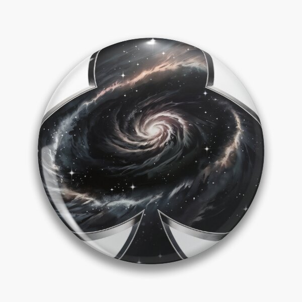 Item preview, Símbolo de espada con diseño de galaxia en espiral y fondo estrellado designed and sold by Creative88Art.