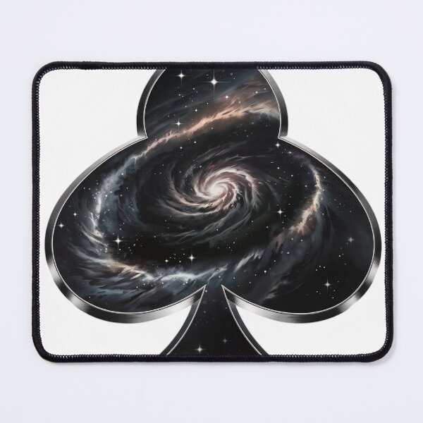 Item preview, Spade Symbol with Swirling Galaxy Design and Starry Background designed and sold by Creative88Art.