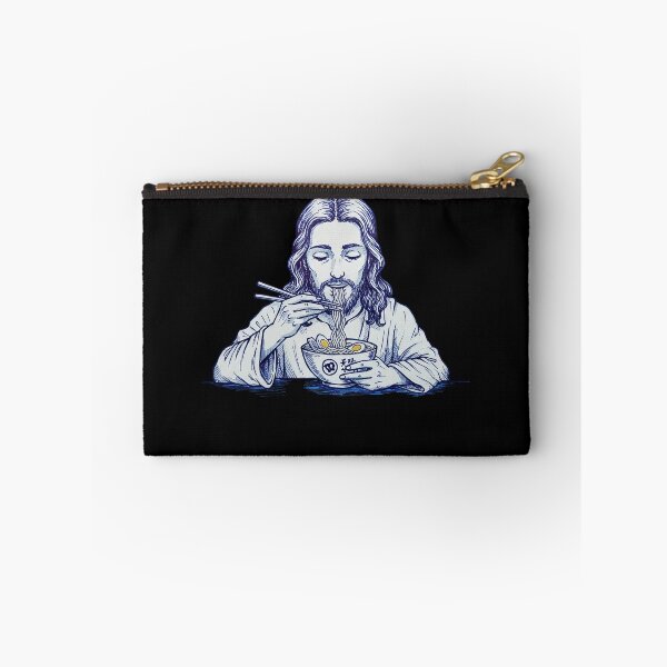 Item preview, Jesus Eating Noodles Funny   designed and sold by TeeARTHY.