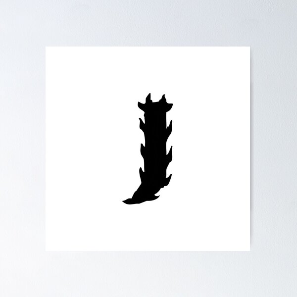 Item preview, Flaming J Letter Monogram –  Black Edition  designed and sold by uncoXab.