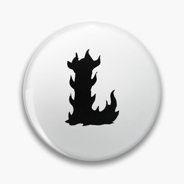 Item preview, Flaming L Letter Monogram –  Black Edition  designed and sold by uncoXab.