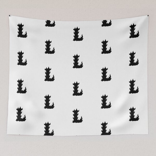 Item preview, Flaming L Letter Monogram –  Black Edition  designed and sold by uncoXab.