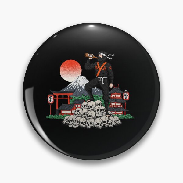Item preview, Cool Ninja Warrior with Katana  designed and sold by TeeARTHY.