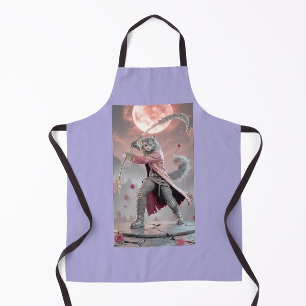 Item preview, Grim Reaper Cat with Scythe Roses designed and sold by Richard Gonzalez.