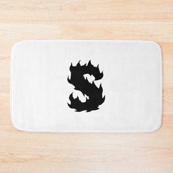 Item preview, Flaming S Letter Monogram –  Black Edition designed and sold by uncoXab.