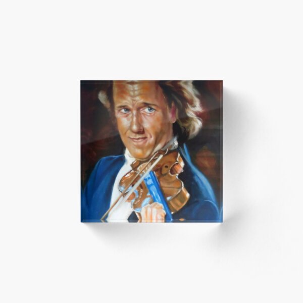 portrait of Andre Rieu Acrylic Block