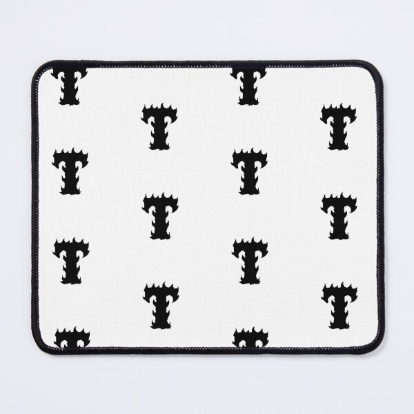 Item preview, Flaming T Letter Monogram – Black Edition designed and sold by uncoXab.