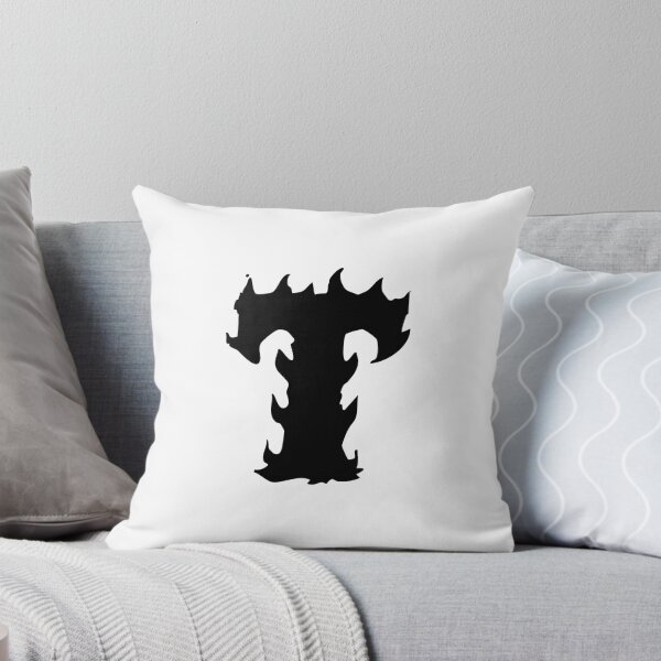 Item preview, Flaming T Letter Monogram –  Black Edition designed and sold by uncoXab.