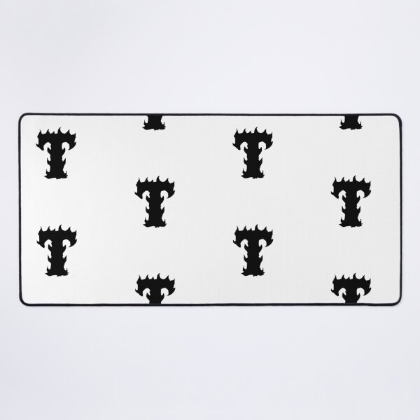 Item preview, Flaming T Letter Monogram – Black Edition designed and sold by uncoXab.