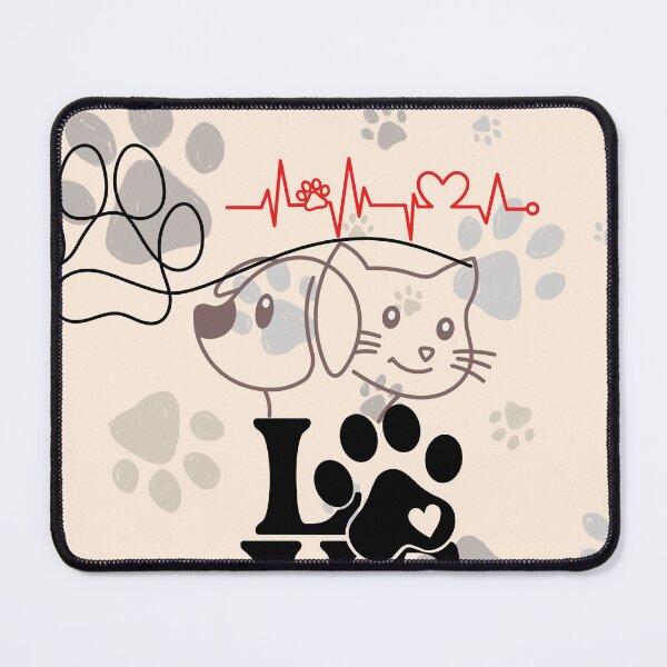 Item preview, Vet Med Heartbeat Dog and Cat Love designed and sold by ShumLab.